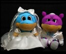 Jリーグマスコットのウェディングドール衣装作ります ご希望のデザインで1から丁寧に作成いたします！ イメージ1