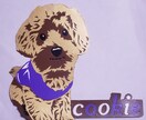 大切なペットを切り絵のステッカーにします 完全オーダーメイド、世界に一つだけのステッカーです イメージ8