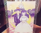 レトロで可愛い少女漫画風ウェルカムボード作成します 少女漫画の主人公のように華やかでハッピーな結婚式を！ イメージ4