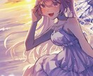 優しい色使いの一枚絵、描きます 配信用・アイコン・動画用・サムネイル イメージ4