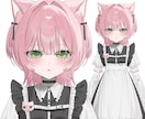 Live2D用のパーツ分けPSDデータを制作します NSアイコン・配信・グッズ制作・サムネ・VTuber様等 イメージ1