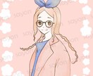 アイコンなどに/完成品イラストを販売しています 商用利用可！可愛い・おしゃれ・スタイリッシュ♪表情5種！ イメージ4