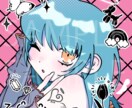 個性抜群で目立つ❤︎超かわいいイラスト描きます ポップでキュートな色合いが目を引く！アイコン、ボカロ、サムネ イメージ1