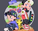 シンプルでポップ☆かわいいイラスト描きます 一枚絵からSNSアイコンまで様々な用途に対応いたします イメージ6