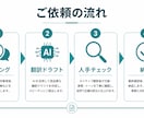 ChatGPT英訳をネイティブ品質に磨きます AI×人手チェックで海外取引もスムーズ、最短24時間納品 イメージ2