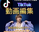 現役TikTokerが格安で編集を承ります TikTok等の動画編集を高品質でお届けします！ イメージ1