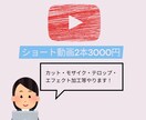ショート動画や、切り抜き動画つくります 2本3000円〜作ります！（ショート以外なら1本3000円） イメージ1