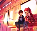 世界観や物語を想像させる、鮮やか可愛い絵を描きます 女の子も男の子もおまかせ！小説用表紙、ゲーム、MV等にぜひ！ イメージ2