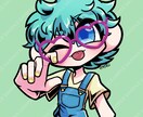 ポップなデフォルメ！アイコン描きます 【商用利用可】被りたくないあなたへ！個性派アイコンで魅力UP イメージ9