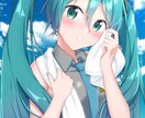 女性キャラのイラスト描きます 歌い手・ボカロ・Vtuber動画のお供に1枚！ イメージ6