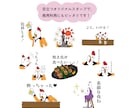オリジナルキャラのLINEスタンプ作成します 人物・動物・食べ物など、オリジナルキャラクターを作成します！ イメージ3