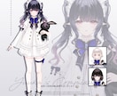 Live2Dモデル用の可愛い女の子を描きます Vtuber活動を支える魅力的な立ち絵！ イメージ1