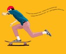 イラストを軸にフライヤーなどのデザインを行います デザイン実務の経験を生かし、お客様の満足行くものを提供します イメージ2