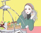 5人限定5,000円★女性誌風！イラスト作ります 企業HP、ブログ、お店の装飾、家のインテリアにも！ イメージ1