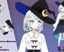 VTuber live2d モデル 販売します 星空モチーフの可愛い魔女っ子VTuberモデル イメージ5