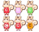 オリジナルキャラクターのLINEスタンプ作ります キャラクターのラフ提案5案提出 イメージ2