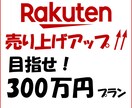 楽天市場売り上げアップ相談受けます 300万円達成をサポート致します！ イメージ1