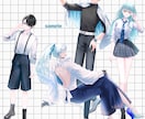 TRPG向け立ち絵イラストの制作をします 立ち絵、配信を想定したイラストをオーダーメイドで作成します！ イメージ7