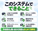 LINE予約・問い合わせ対応を自動化します 予約変更・キャンセル・スプレッドシート管理まで対応 イメージ3