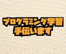 お子様のプログラミング学習を手伝います 他の子より一歩すすんだ教育をしたい方に イメージ1