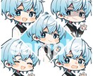 配信で使えるサムネイル・ミニキャラ等制作します ◎商用利用可！スタンプや配信、MV等に！ イメージ5