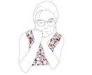 snsアイコンに！お洒落な似顔絵作成します お洋服の演出で差をつけたいあなたにお勧め◎ イメージ3