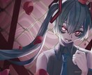 歌みたSNSアイコン利用ok/人物を描きます 最短1週間納品可能！厳かな品+彩度低めのイラストが好きな方へ イメージ7