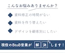 修正無限！心を奪う資料に変身させます 伝わる言葉、デザインで。受注率向上へ導く イメージ2