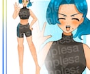 5月は特別価格！表情10種の全身立ち絵を描きます 【表情10種&商用利用 OK】TRPG・ゲーム用全身立ち絵！ イメージ6