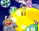 様々な絵柄で、似顔絵やアニメイラストを描きます 専門学校でイラストやデザインについて教えています。 イメージ3