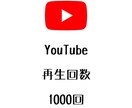 YouTube再生回数+1000回まで宣伝します ユーチューブの動画再生数を増やしたい方にオススメ！ イメージ1