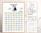 ゲスト参加型♪靴デザインの結婚証明書を作成します 靴やスニーカー好きなお二人にピッタリ♪ イメージ1