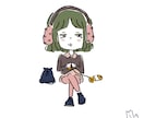 ゆるポップなイラストを描きます ゆるポップな可愛い女の子とその周辺 イメージ6