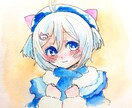 アナログ透明水彩絵描きます 自分だけが使える絵が欲しい方、オリキャラを形にしたい方必見！ イメージ9