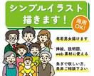 シンプルイラスト描きます 教科書の挿絵も経験したイラストレーターがイラストを描きます。 イメージ1