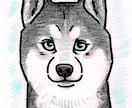 お1人1000円～！ハガキサイズ似顔絵描きます 温かみのある手描き！しっかり似せます！原画郵送もOK！ イメージ4