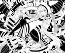 モノクロイラスト描かせていただきます モノクロイラストを描きます、デフォルメキャラも可能です イメージ1