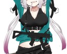 女の子のイラスト描きます 可愛い子、病みのある子、性格悪そうな顔等描くのが得意です。 イメージ4
