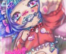 可愛いキラキライラスト描きます 親しみやすく可愛いミニキャラ制作します イメージ1