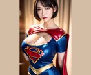 スーパーウーマンAI美女の写真を差し上げます スーパーウーマン美女画像をランダムで20枚提供 イメージ1