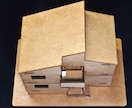 家の図面から1/100の家の模型を作ります 1.5ｍｍ木材またはMDF材で製作いたします。 イメージ4