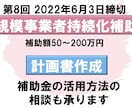 小規模事業者持続化補助金の相談・計画書作成します 補助金の最適な活用方法を一緒に考え、申請サポートします イメージ2