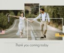 会場が一瞬で“雑誌の世界”になるムービー制作します 【結婚式オープニングムービー】他に無いトレンドデザイン イメージ3