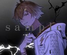 クール系の一枚絵 制作いたします SNSアイコンや動画のサムネ、立ち絵にお使いいただけます イメージ3