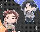 安くて短納期  デフォルメキャラ制作します 2頭身で手が大きい、かわいい立ち絵を制作致します イメージ2