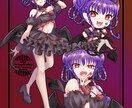 3点セットイラストお描きします 何でも使える3点セット！配信用やグッズ用などに＊ イメージ3