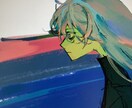 少し不思議な雰囲気のイラストを描きます シンプルで個性的な壁紙、グッズ、動画用イラストに イメージ4