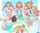 ポップでかわいい立ち絵を制作します 配信活動やゲーム制作、TRPGに使える立ち絵を制作します！ イメージ4