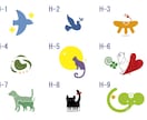 選ぶだけ！やさしく温かい♥ロゴマーク販売します 植物動物モチーフのロゴ。医療看護関係、イメージアップしたい時 イメージ8