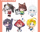 かわいいミニキャライラスト制作します グッズやスタンプなど商用利用も可能！ イメージ4